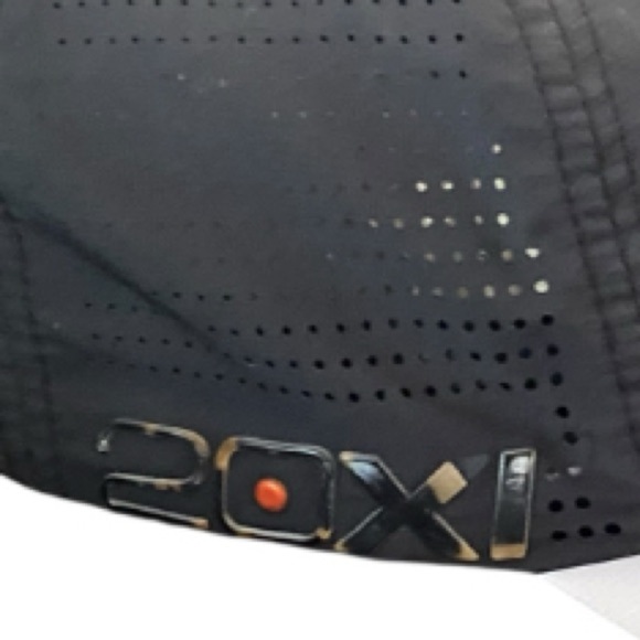 Nike Golf Hat Cap Black adjustable velcro strapback drift air vents white swoosh - Picture 10 of 11